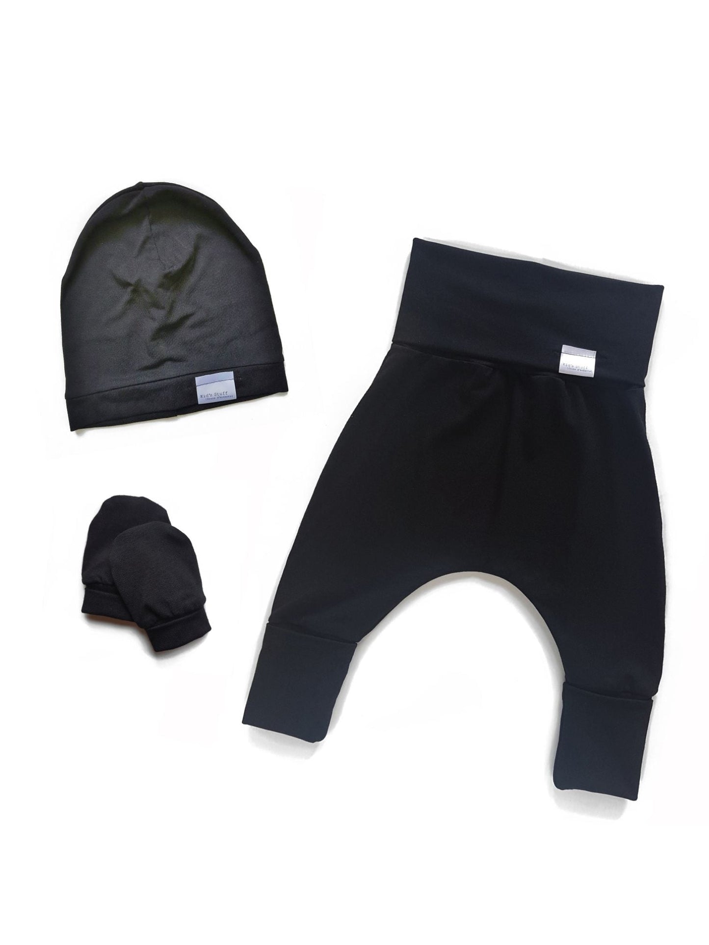 Newborn Set Pants | Black