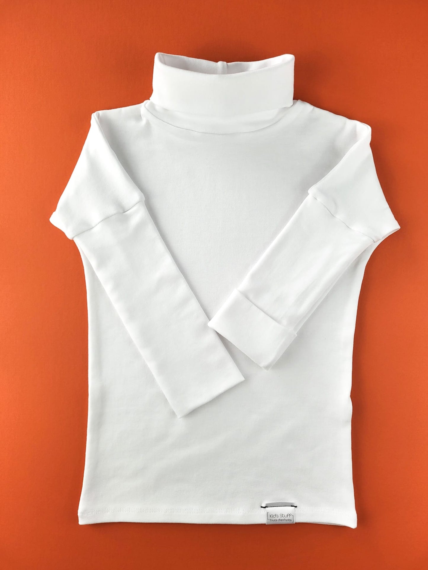 Grow With Me Turtleneck | White