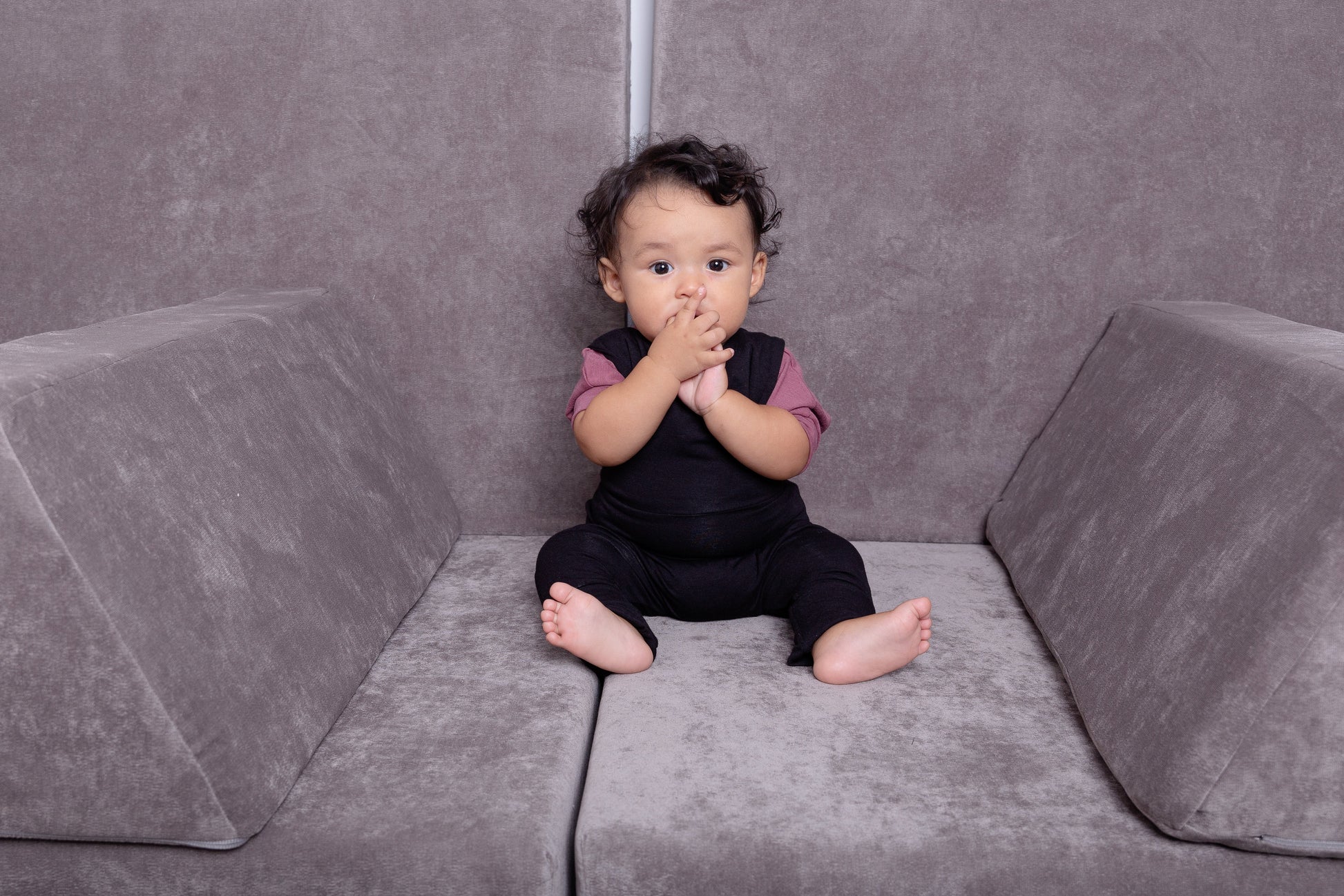 Rose Brown grow-with-me t-shirt for kids, made from soft Lyocell. Ethically made in Canada for a sustainable and comfy fit.