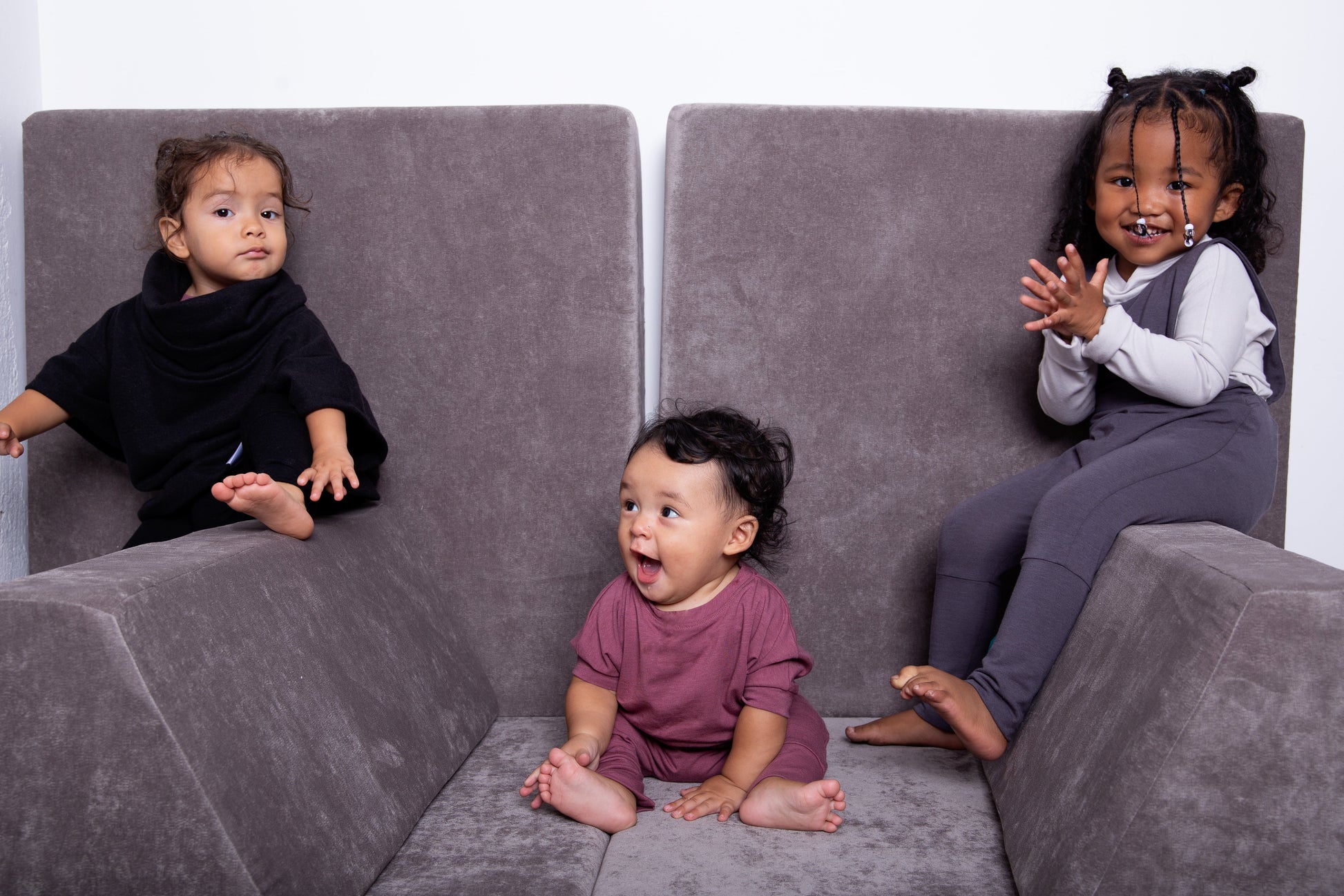 Rose Brown grow-with-me t-shirt for kids, made from soft Lyocell. Ethically made in Canada for a sustainable and comfy fit.