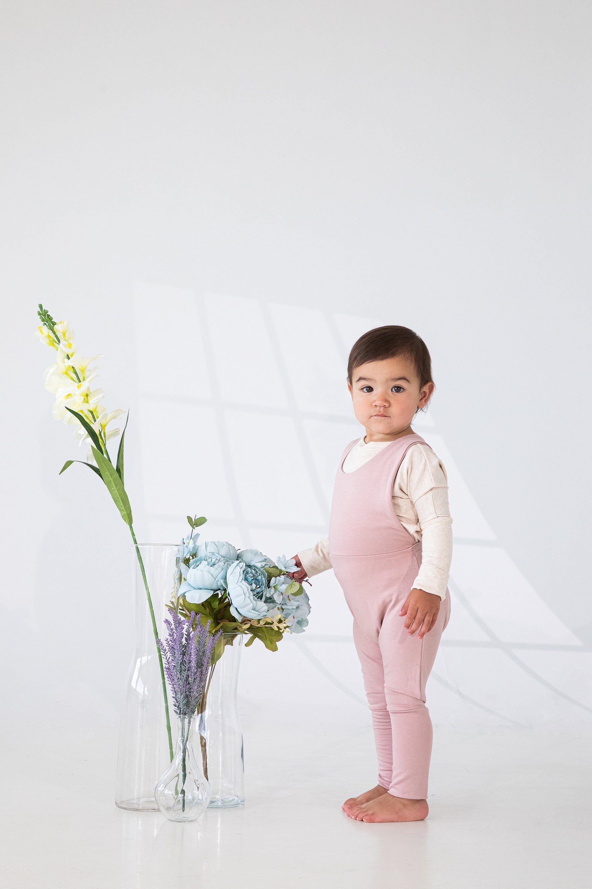 Grow With Me Overalls | Peony