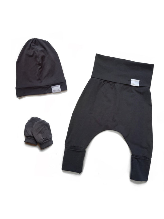 Newborn Set Pants | Dark Grey