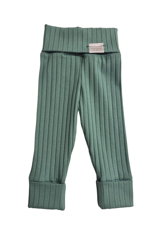 Leggings | Green Ribbed Kid's Stuff [Trucs d'enfants] 