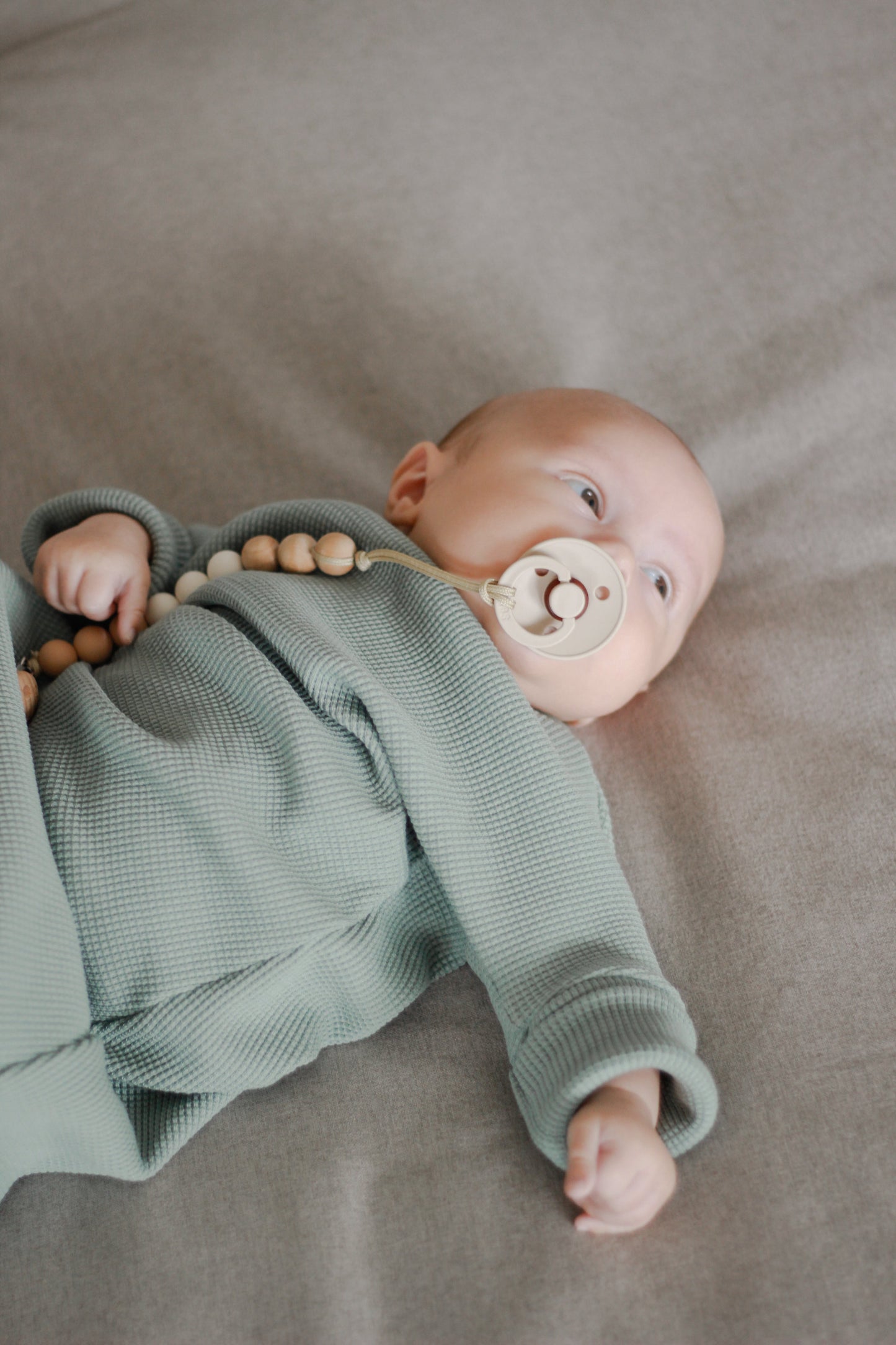Newborn Set Waffle | Sage