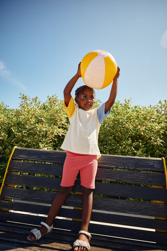Grow With Me Biker Shorts | Vintage Red Kid's Stuff [Trucs d'enfants] 