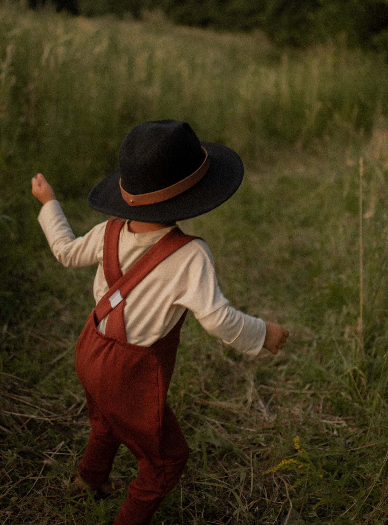 Grow With Me Overalls | Chestnut