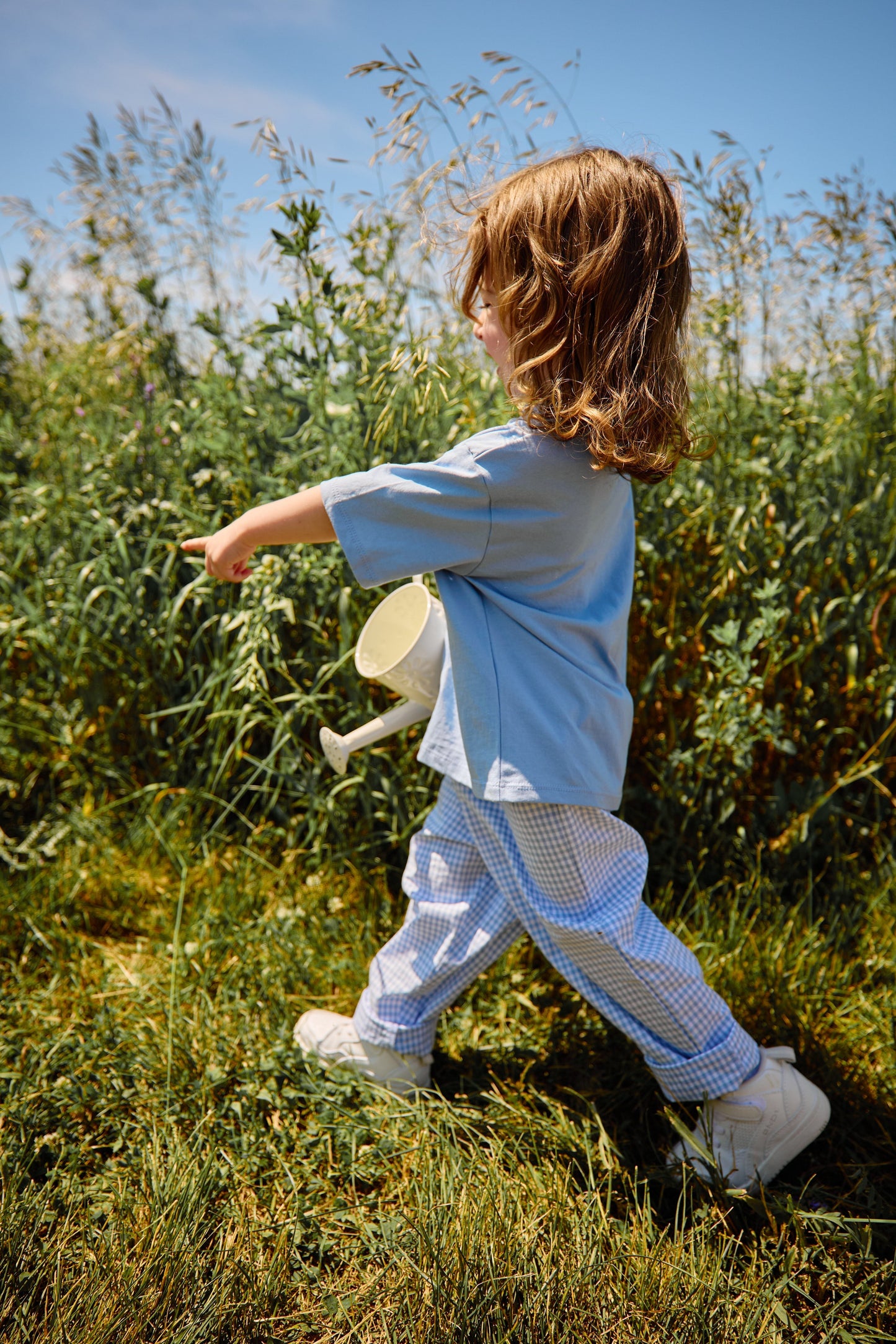 Grow With Me Barrel Pants | Vichy Blue Kid's Stuff [Trucs d'enfants] 