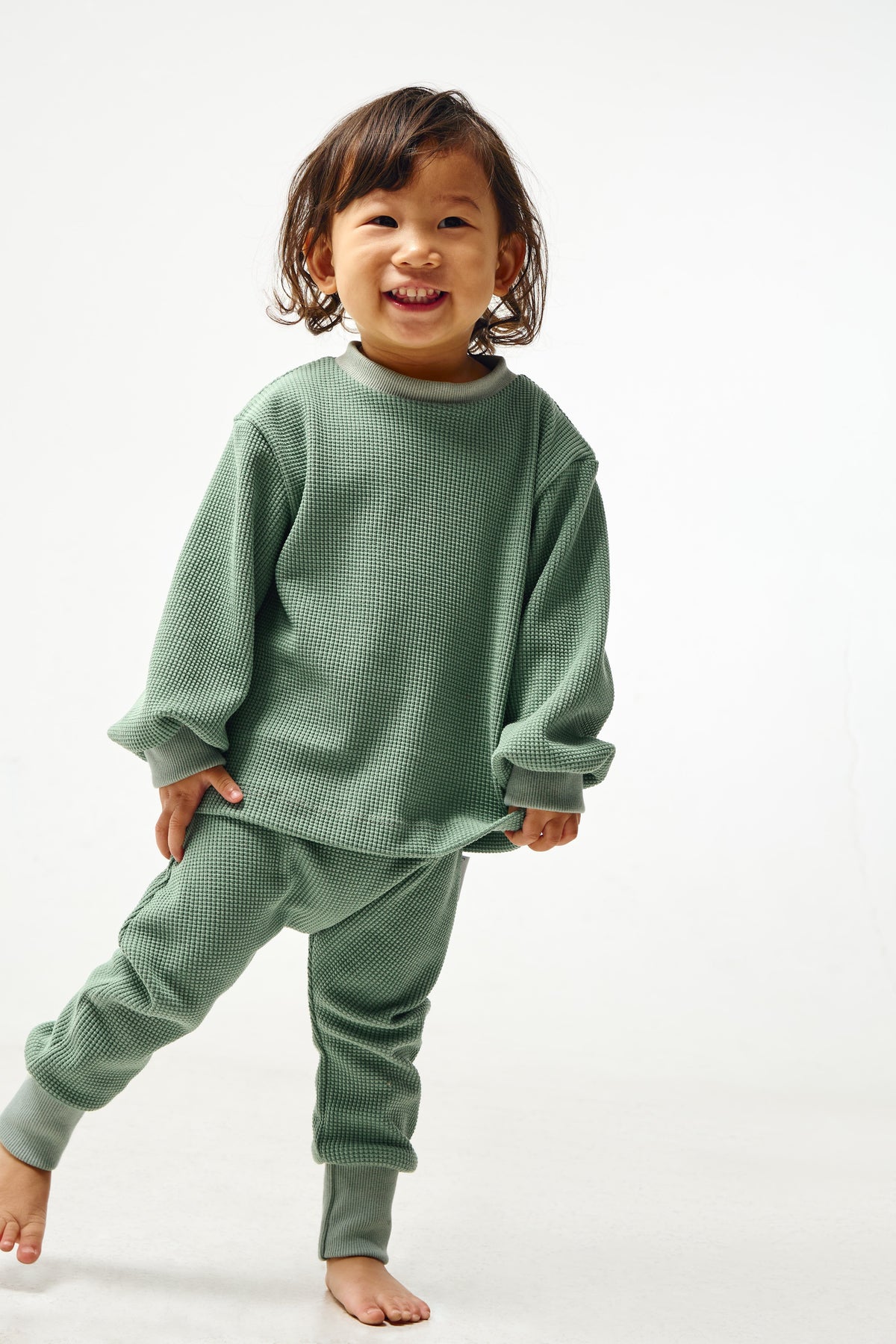 Grow with me Pants Waffle | Green Kid's Stuff [Trucs d'enfants] 