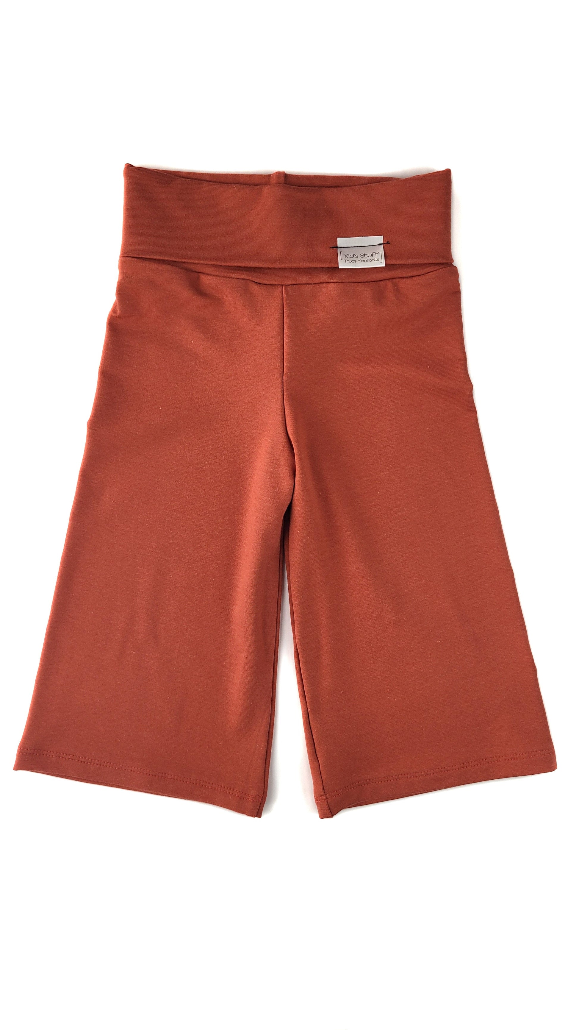 Gettin' Groovy Orange Multi Print Plisse Wide-Leg Pants