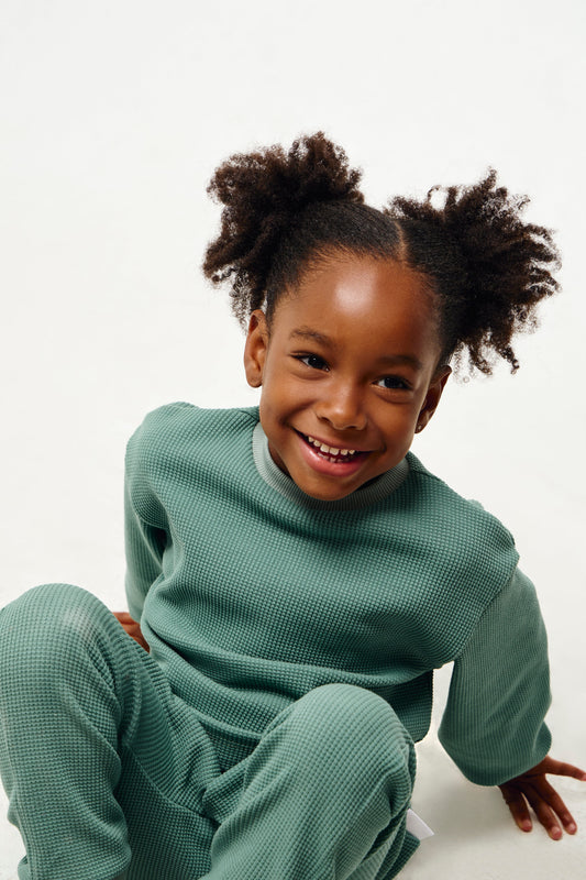 Grow with me Sweater Waffle | Green Kid's Stuff [Trucs d'enfants] 