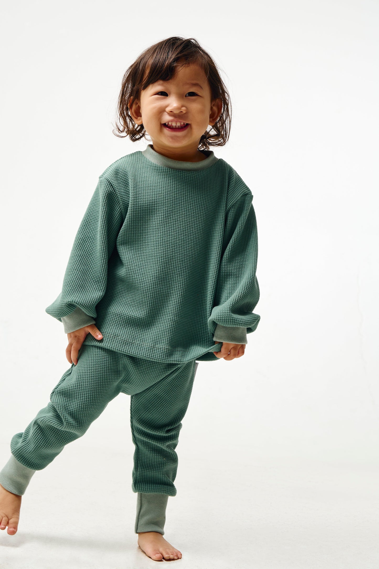 Grow with me Sweater Waffle | Green Kid's Stuff [Trucs d'enfants] 