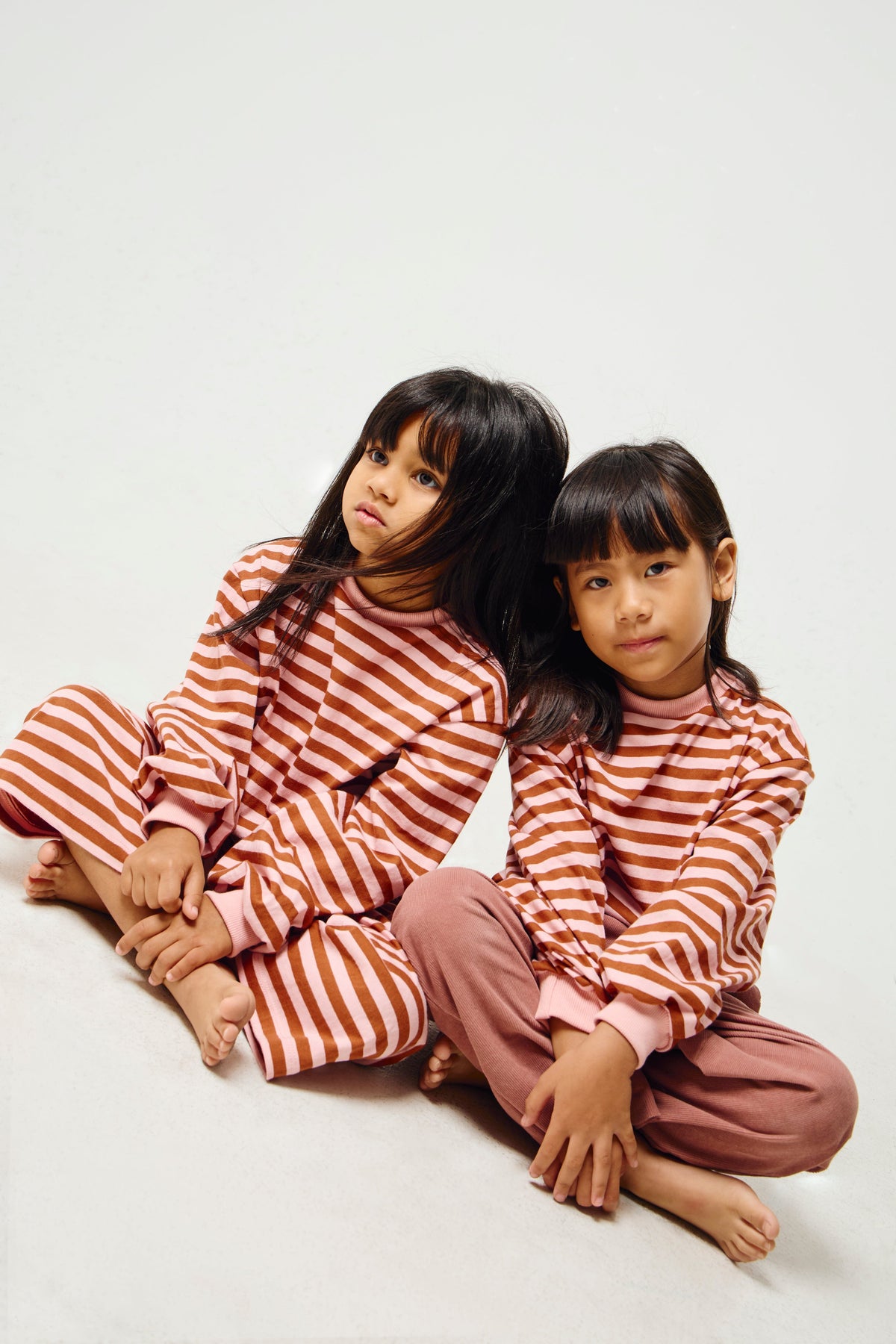 Grow With Me Shirt | Rust & Pink Stripes Shirt Kid's Stuff [Trucs d'enfants] 