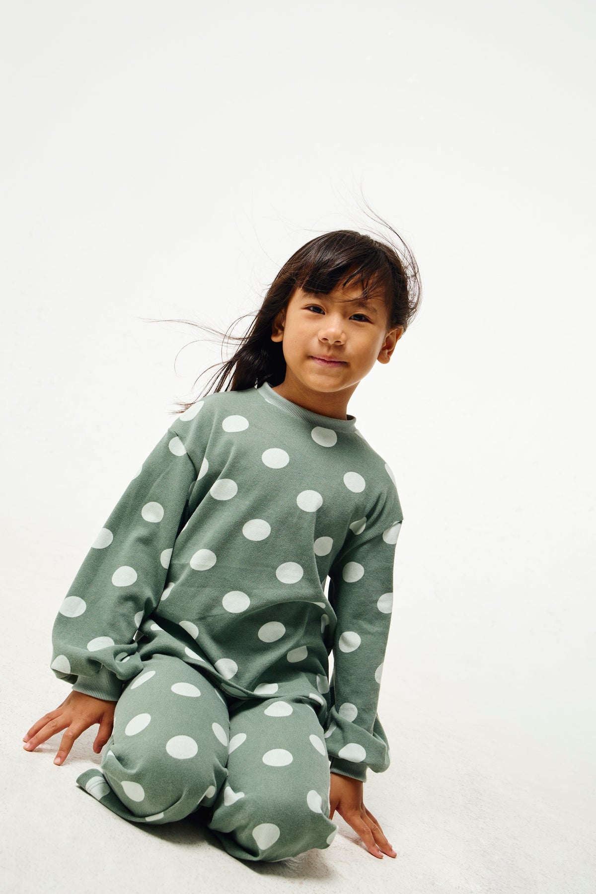 Grow With Me Shirt | Sage Green Dots Shirt Kid's Stuff [Trucs d'enfants] 