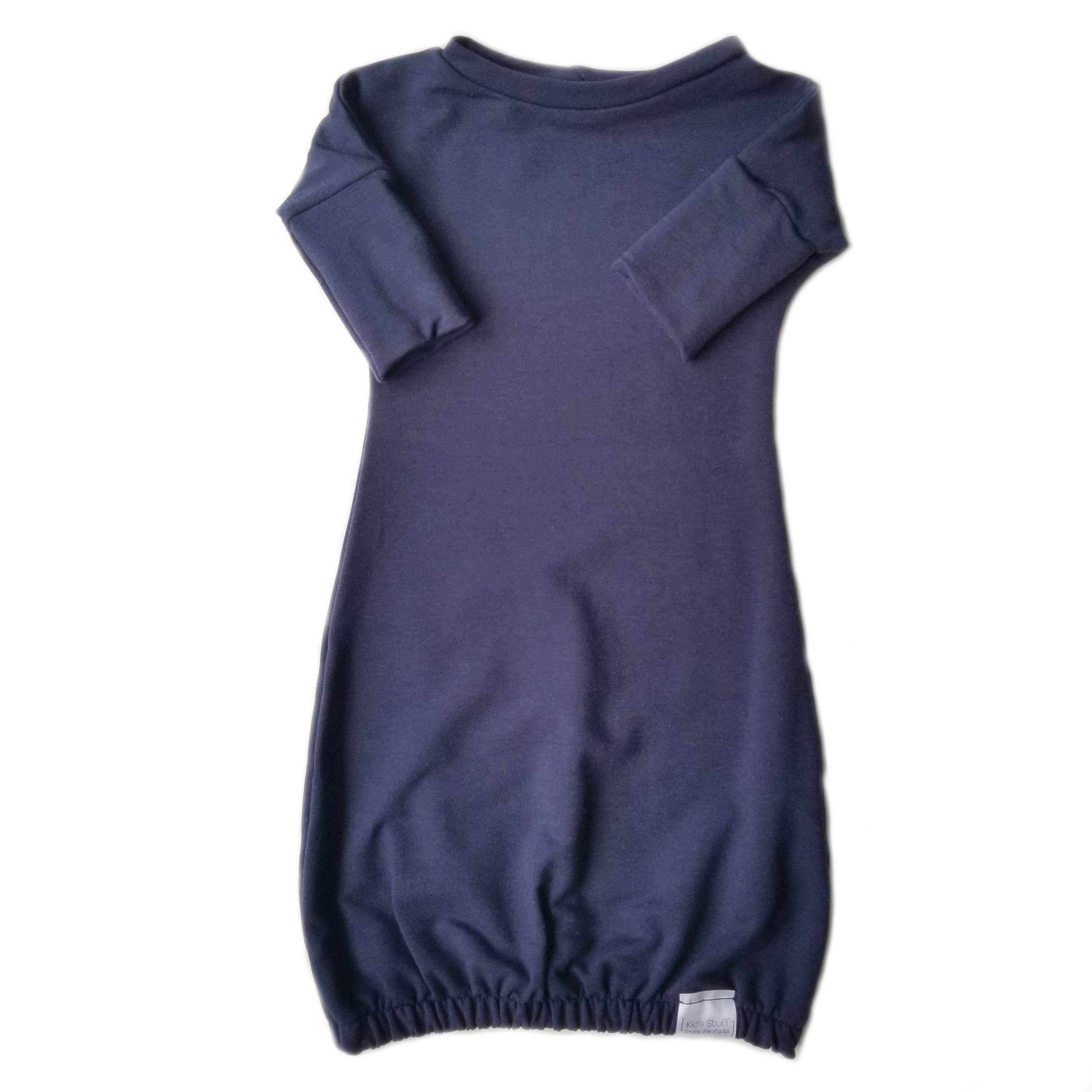 Navy on sale newborn gown