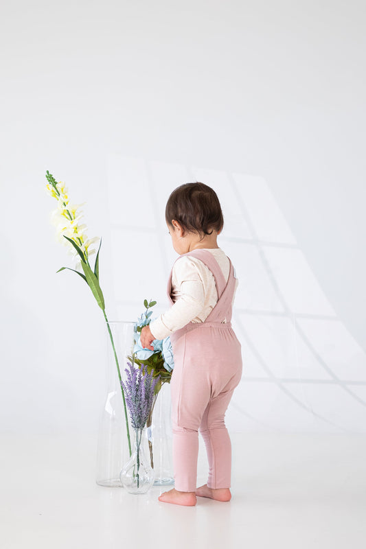 Grow With Me Overalls | Peony